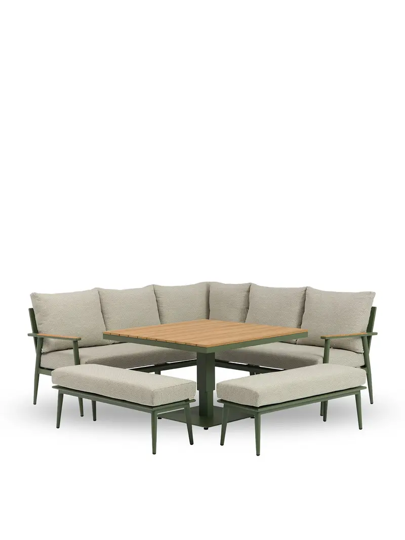 Wisley 8-Seater Garden Lounge Set Sage 1