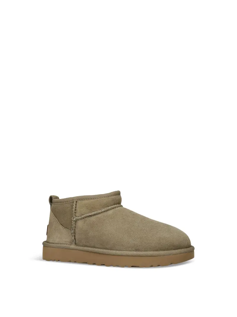Womens Classic Ultra Mini Suede Ankle Boots 1