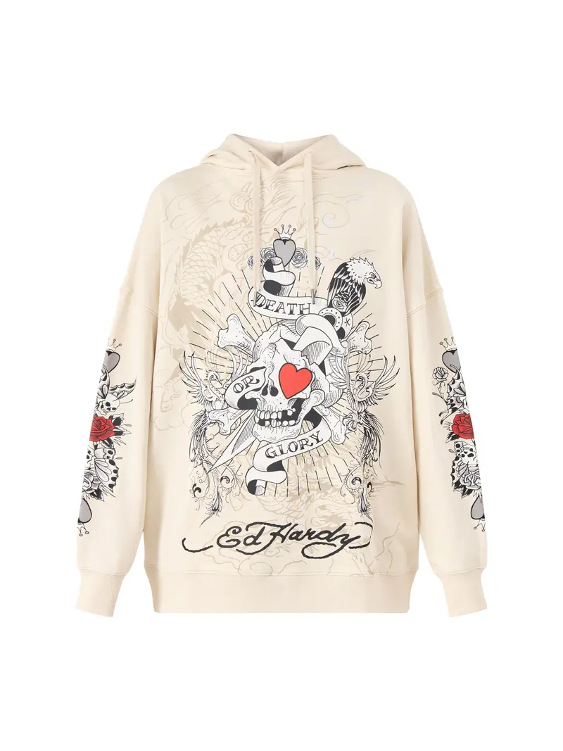 Womens Death Or Glory Love Hoodie 1