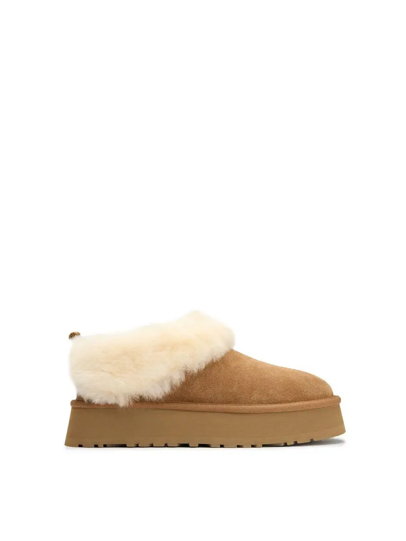 Womens Tazzelle Suede Slippers 1