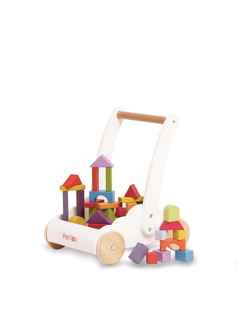 Wooden Rainbow Baby Walker 1