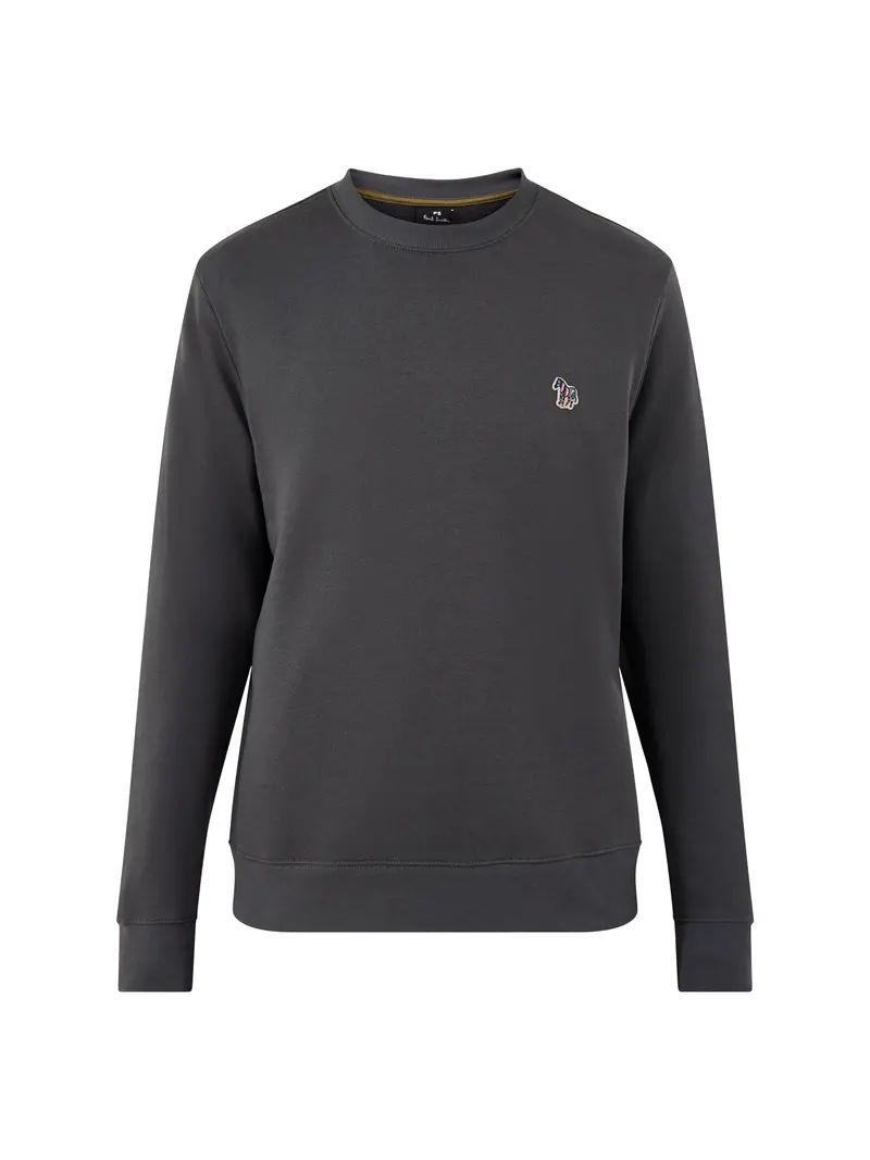 Zebra Logo Sweatshirt Grey 1