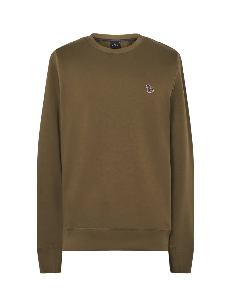 Zebra Sweatshirt Green 1