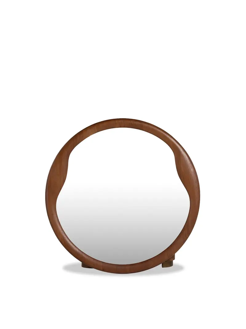 Zerina Walnut Edge Mirror 1