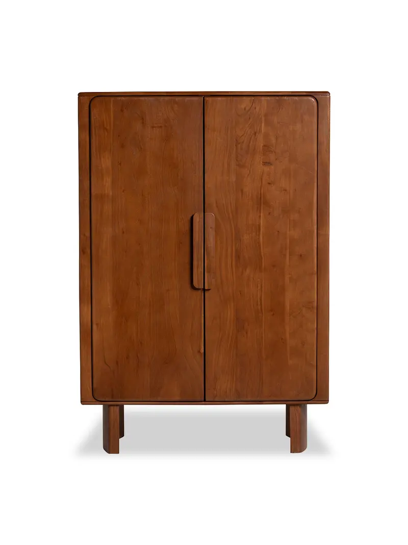 Zerina Walnut Highboard Cabinet 1