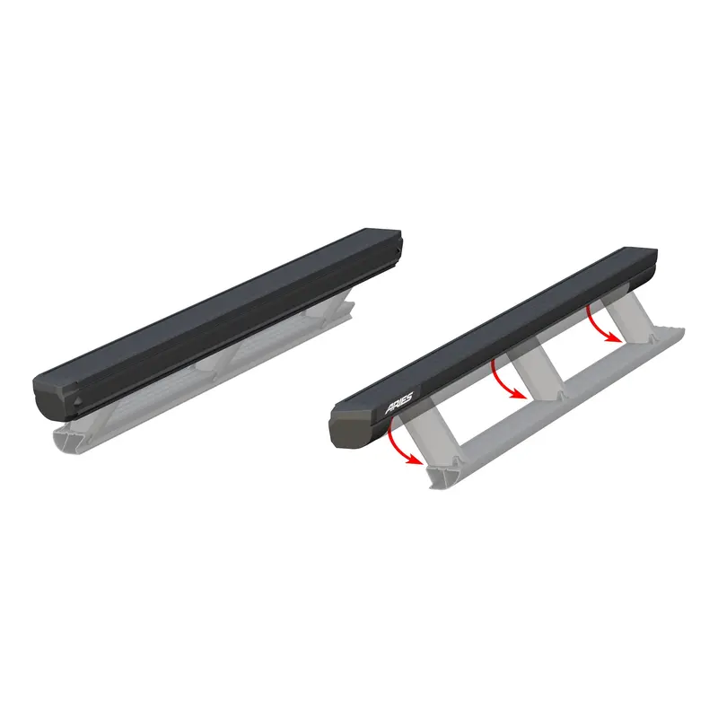 Aries Actiontrac Powered Running Boards – 83.6-Inch, Motorized, For Select Toyota Tacoma Models 1
