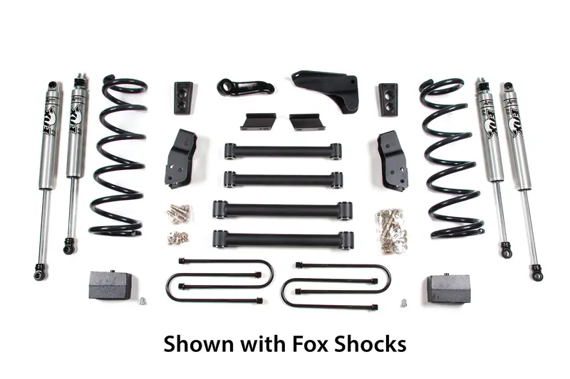 Bds 6-Inch Diesel Lift Block Kit With 4-1/8" Axle Spacer – Compatible With 2003–2007 Dodge Trucks 1