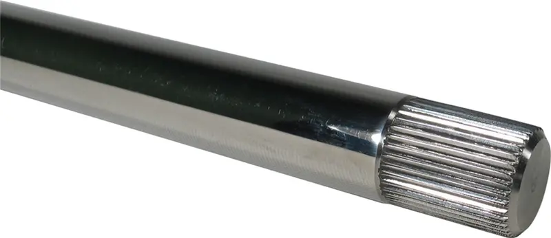 Borgeson 429205 Polished Stainless Steel Steering Shaft — 3/4"-36 Splined, 5" Length, 7/8" Spline 1