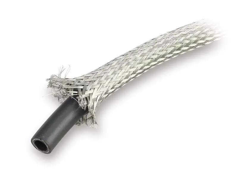 Earl’S 920007Erl Stainless Steel Braided Hose Cover – 1” To 1.75” Id, Sold By The Foot 1
