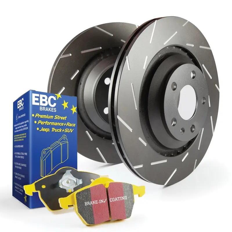 Ebc S9 Yellowstuff Brake Kit – High-Performance Pads With Usr Drilled & Slotted Rotors 1
