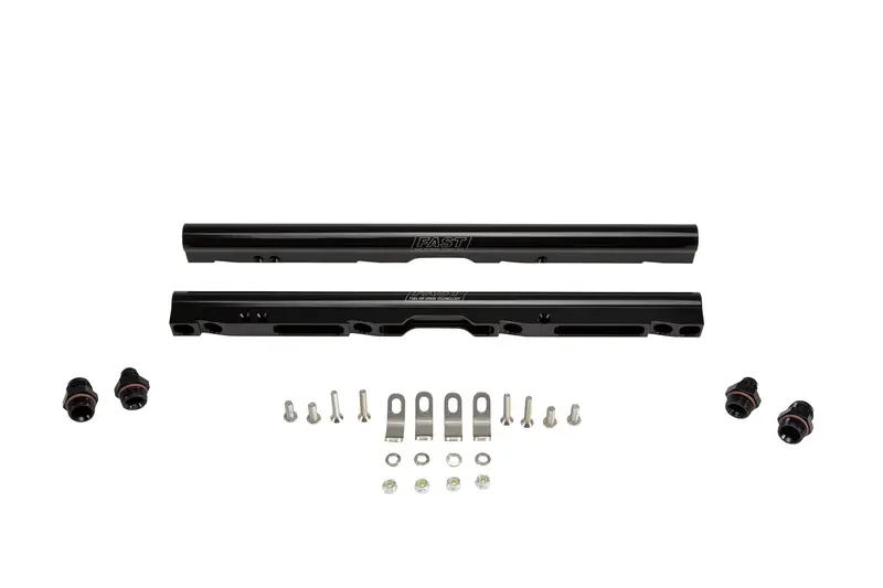 Fast Black Billet Ls Fuel Rail Kit – 146035B-Kit Compatible With Lsx 92Mm & Gm Ls1/Ls6 Manifolds 1