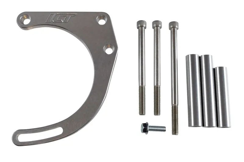 Ict Billet 551672E Low-Mount Alternator Bracket For Small-Block Chevy Engines 1