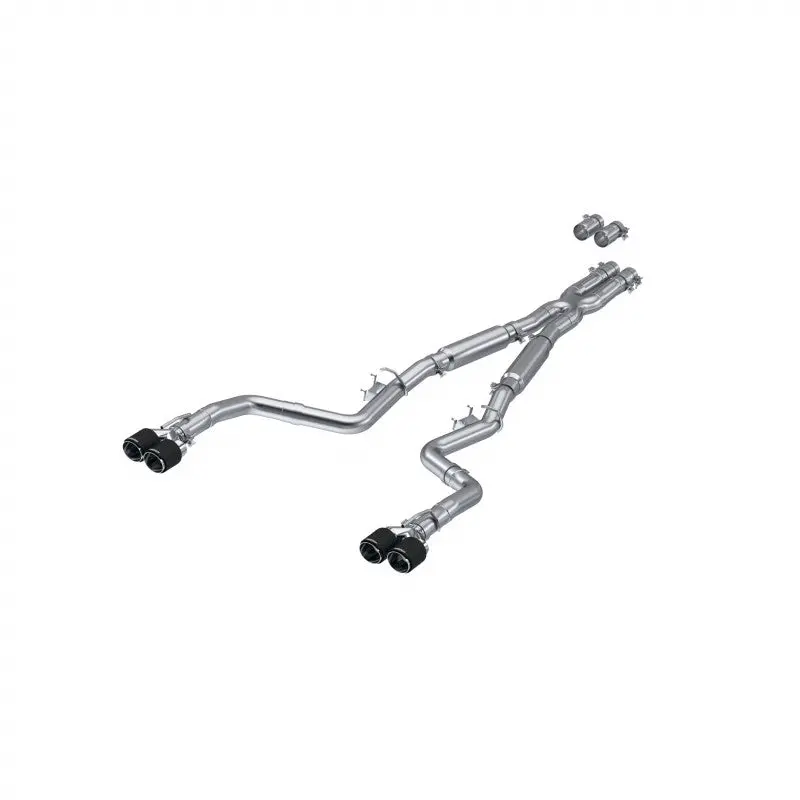 Mbrp S71133Cf Stainless Steel Exhaust System With Quad Carbon Fiber Tips 1