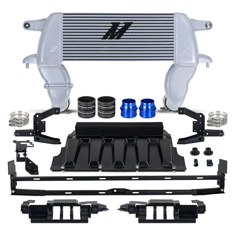 Mishimoto Mmint-Br-21Hsl Silver High-Mount Intercooler For 2021+ Ford Bronco (2.3L/2.7L) 1