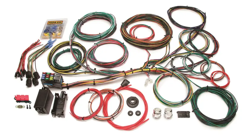 Painless Wiring 10123 – 21-Circuit Color-Coded Custom Chassis Wiring Harness 1