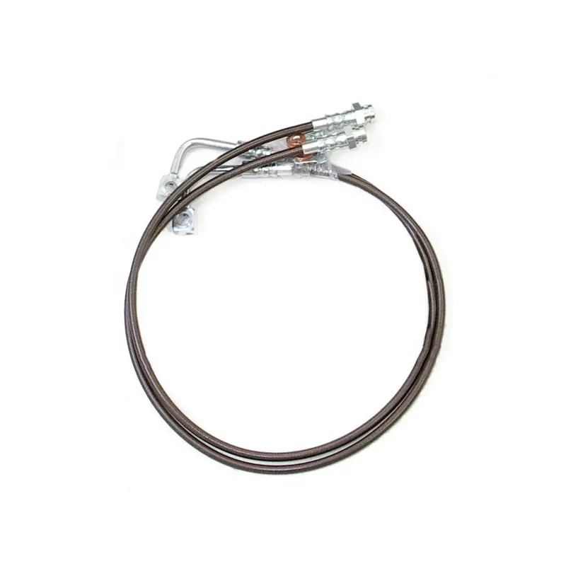 Readylift Braided Stainless Steel Rear Brake Line – Durable, High-Pressure Replacement 1