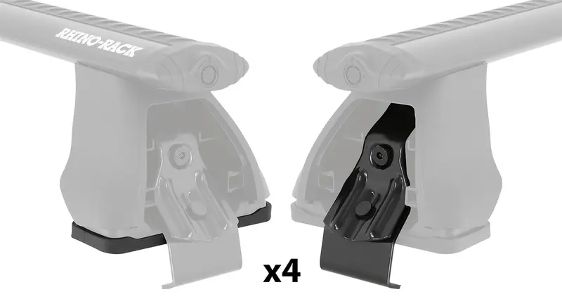 Rhino-Rack Dk216 Fit Kit – Includes 4 Pads & 4 Clamps For 2500 Series Roof Racks 1