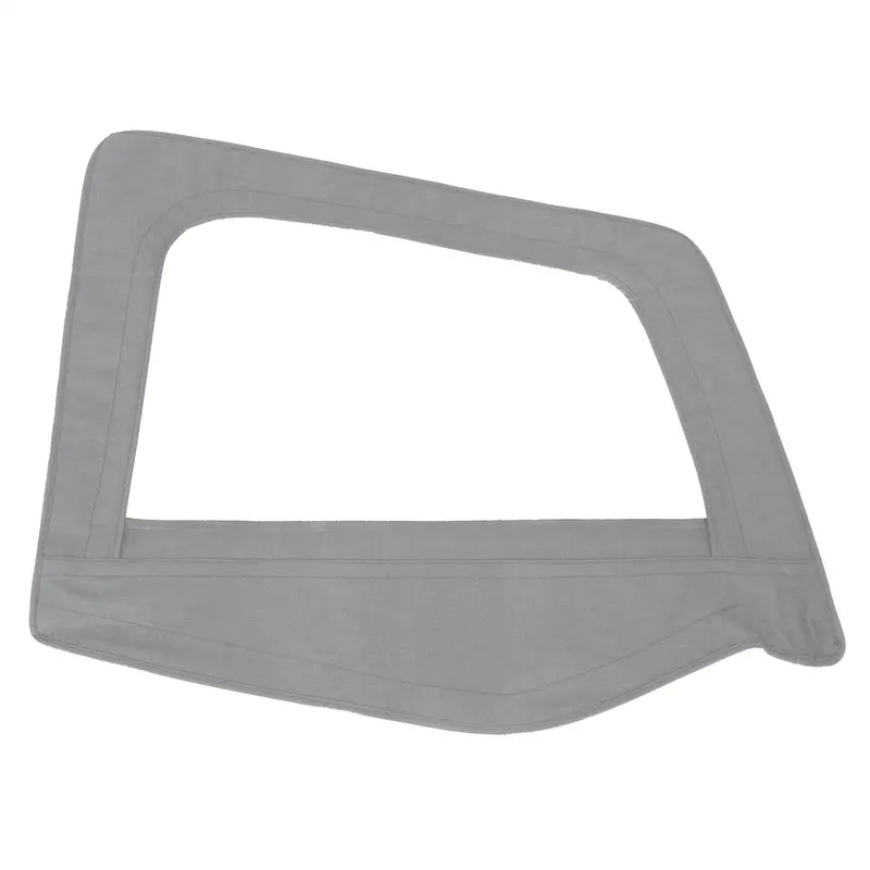 Smittybilt 89511 Denim Gray Soft Top Door Skin With Frame – Yj Wrangler (1987–1995), Passenger Side 1