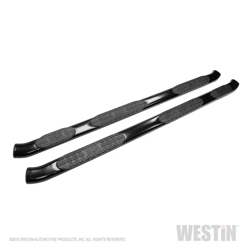 Westin 21-534645 Pro Traxx 5 Oval Nerf Step Bars – Wheel-To-Wheel, Black W/ Mounting Hardware 1